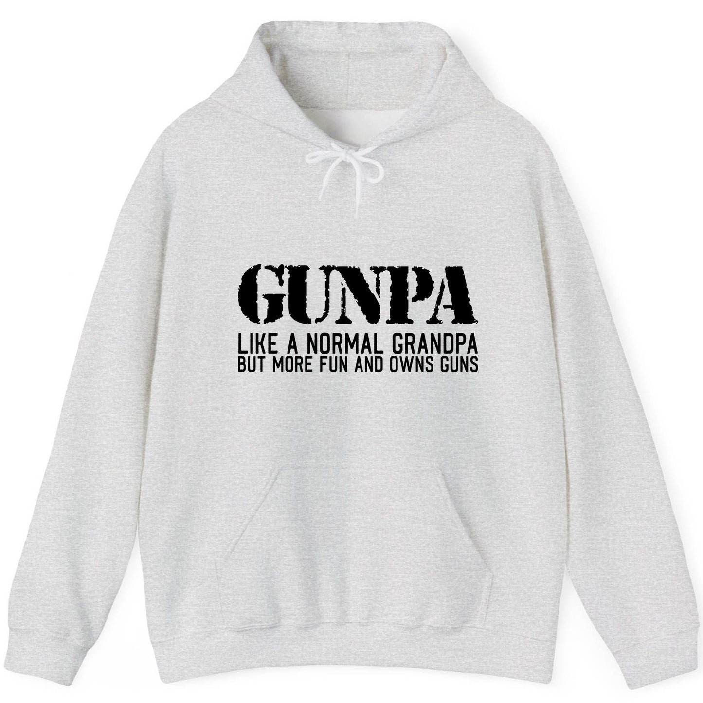 Gunpa Like a Normal Grandpa but More Fun and Owns Guns gun owning grandpa Hoodie Ash product mockup