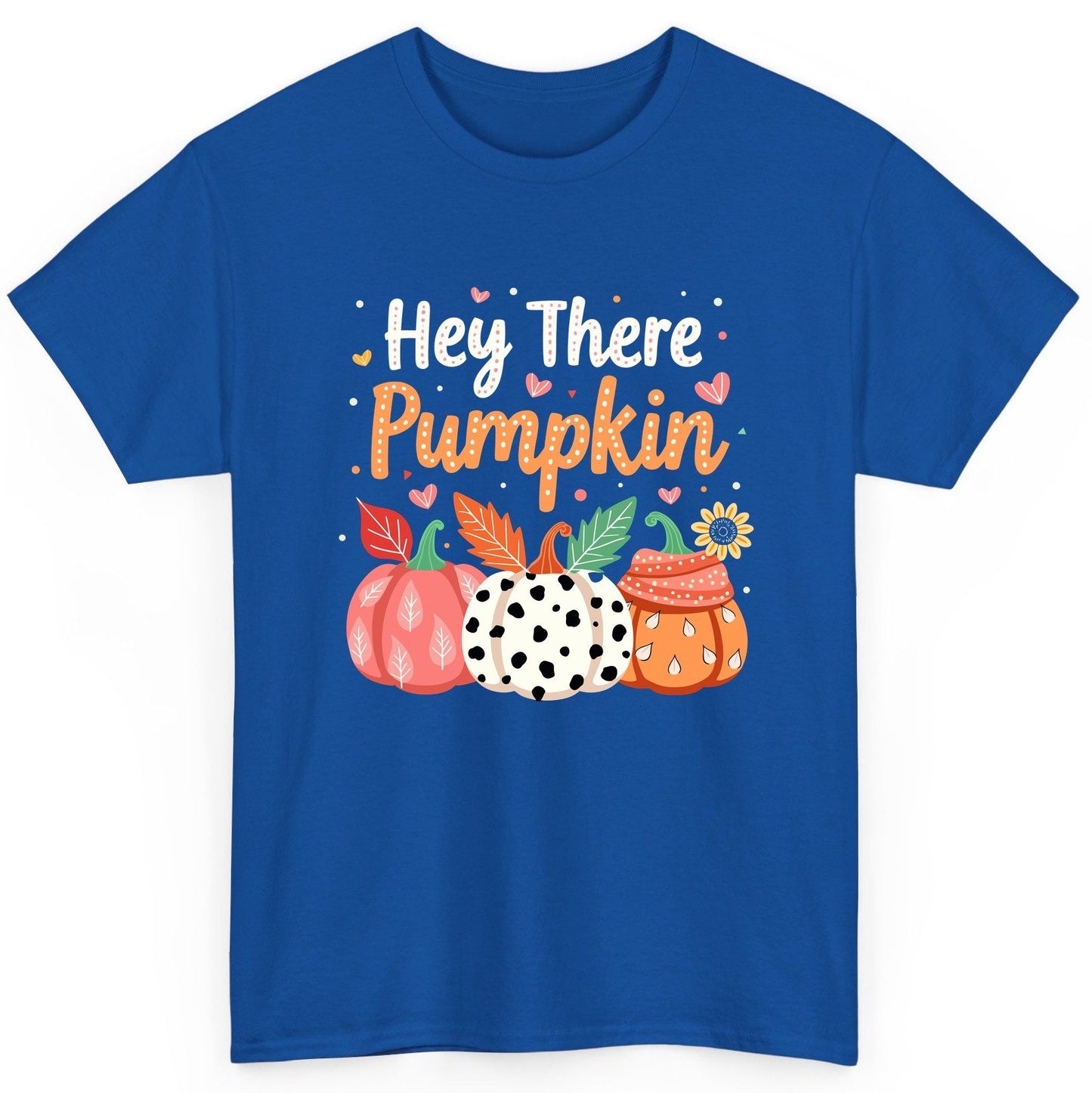 Hey There Pumpkin fall pumpkins T-Shirt Royal product mockup