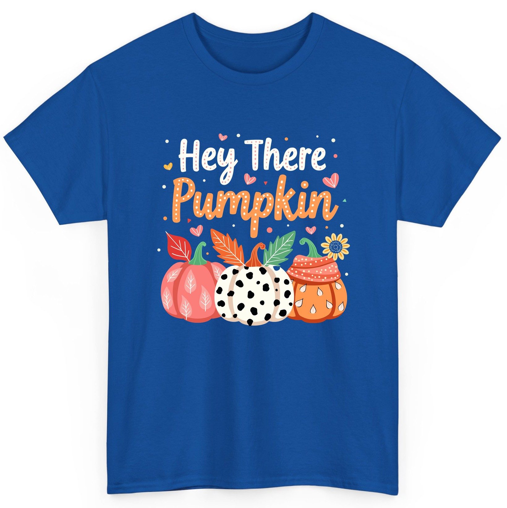 Hey There Pumpkin fall pumpkins T-Shirt Royal product mockup