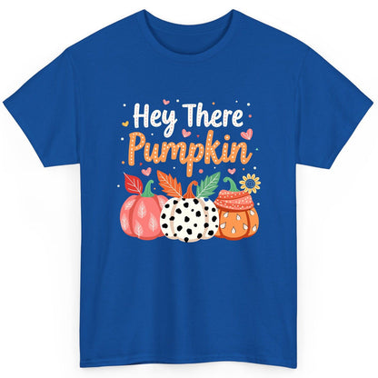 Hey There Pumpkin fall pumpkins T-Shirt Royal product mockup