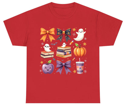 Spooky Season Halloween Youth T-Shirt Red product mockup