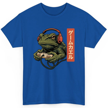 ゲームカエル gaming toad T-Shirt Royal product mockup