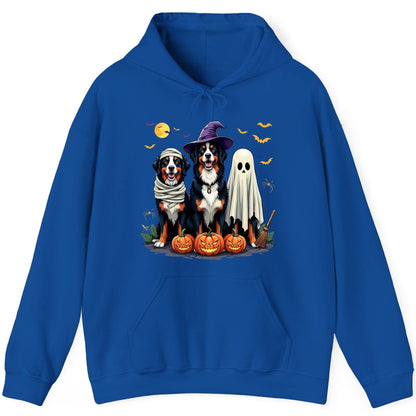 Halloween Bernese Mountain Dogs bernese mountain dog Hoodie Royal product mockup