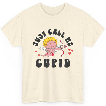 Just Call Me Cupid cupid T-Shirt Natural product mockup