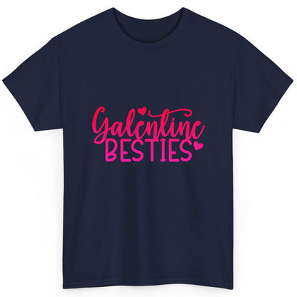 Galentine Besties galentine's day T-Shirt Navy product mockup