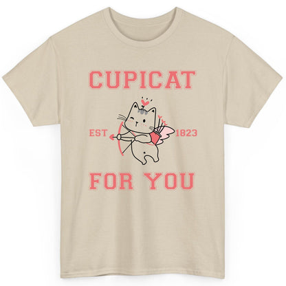 Cupicat Est 1823 for You cupid cat T-Shirt Sand product mockup