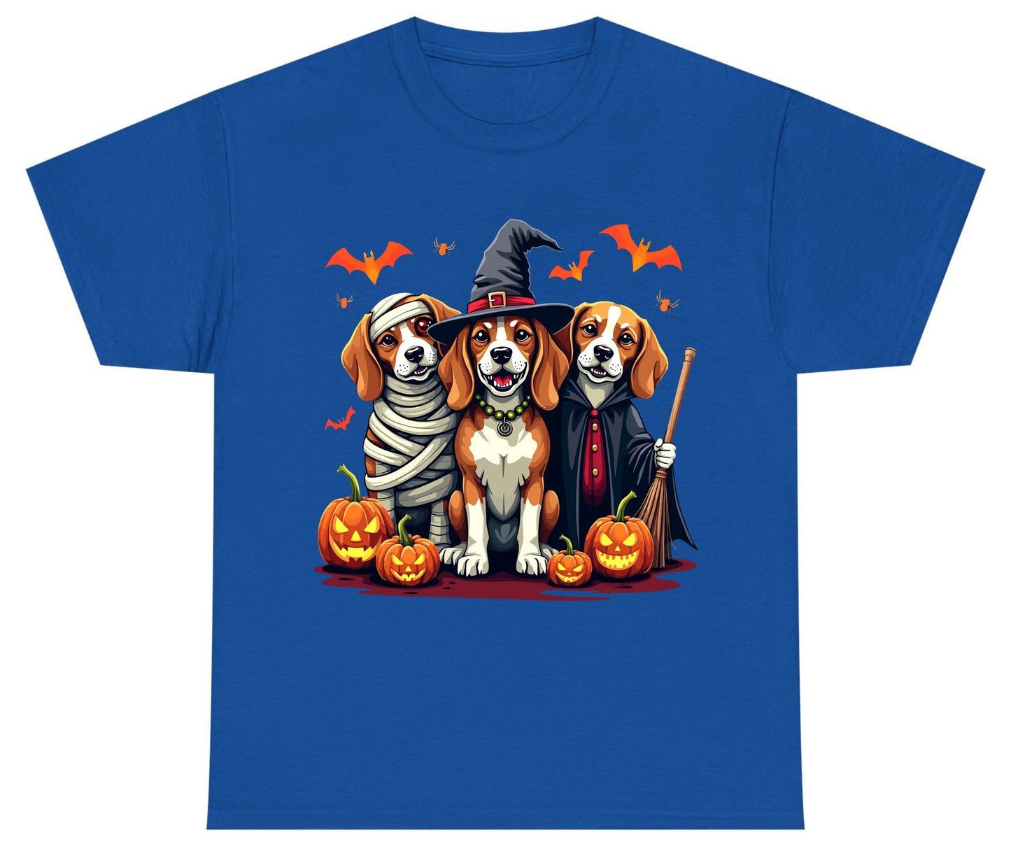 Halloween Beagles Costume beagles in Halloween costumes Youth T-Shirt Royal product mockup