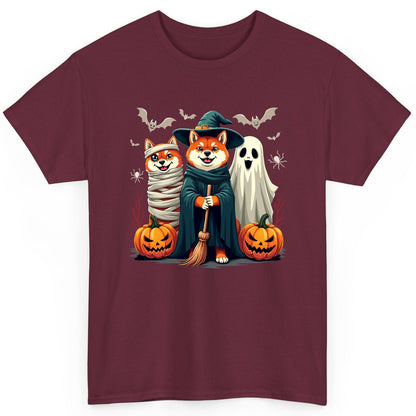 Shiba Inu Halloween Costumes shiba inu T-Shirt Maroon product mockup