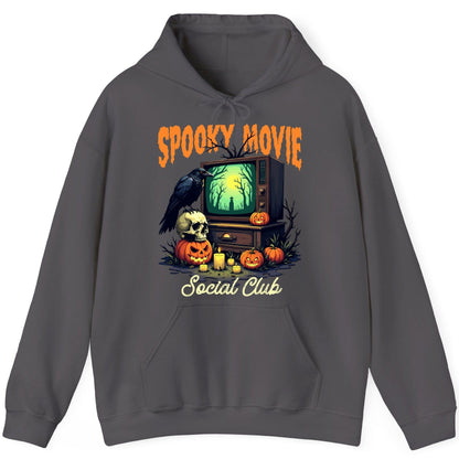 Spooky Movie Social Club Halloween Hoodie Charcoal product mockup