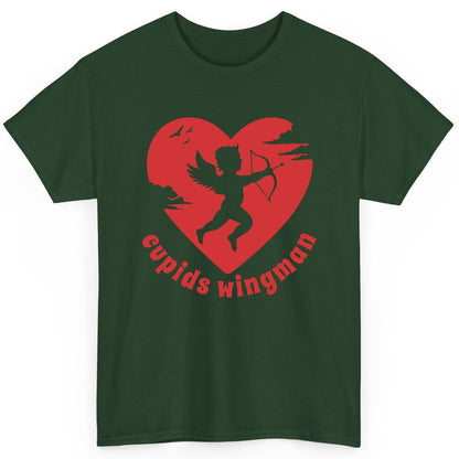 Cupids Wingman cupid T-Shirt Forest Green product mockup