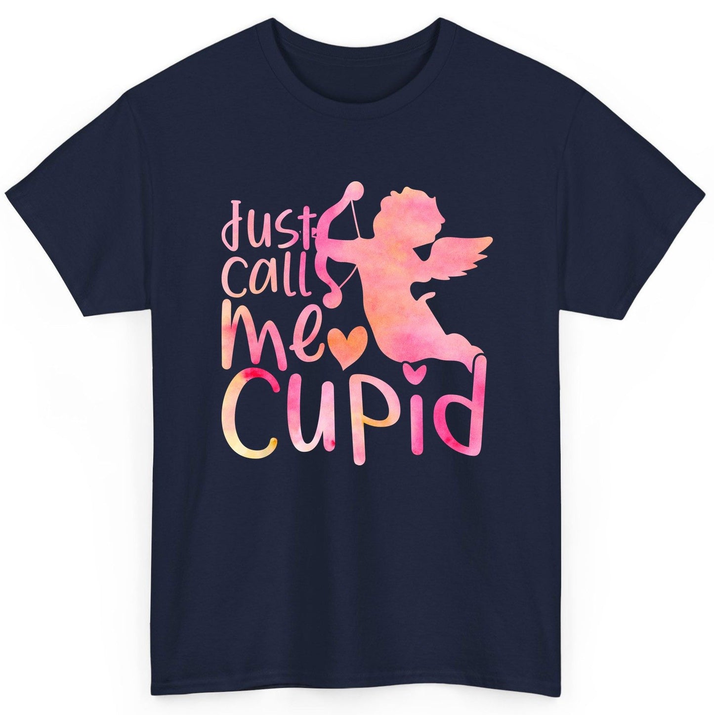 Just Call Me Cupid cupid T-Shirt Navy product mockup