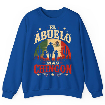 El Abuelo Mas Chingon mexican grandfather Sweatshirt Royal product mockup