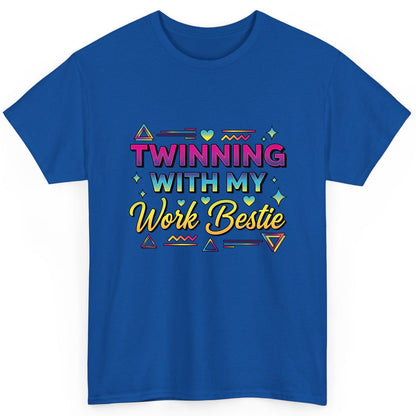 Twinning with My Work Bestie work bestie T-Shirt Royal product mockup