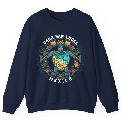 Cabo San Lucas Mexico sea turtle Sweatshirt Navy product mockup