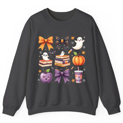 Spooky Season Halloween Sweatshirt Dark Heather product mockup