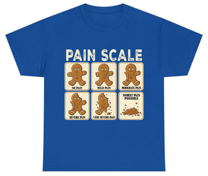 Pain Scale gingerbread man pain scale Youth T-Shirt Royal product mockup