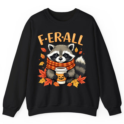 F ER All raccoon Sweatshirt Black product mockup