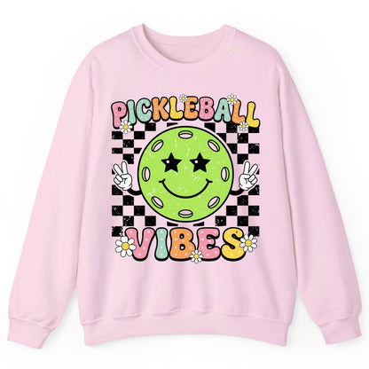 Pickleball Vibes pickleball Sweatshirt Light Pink product mockup