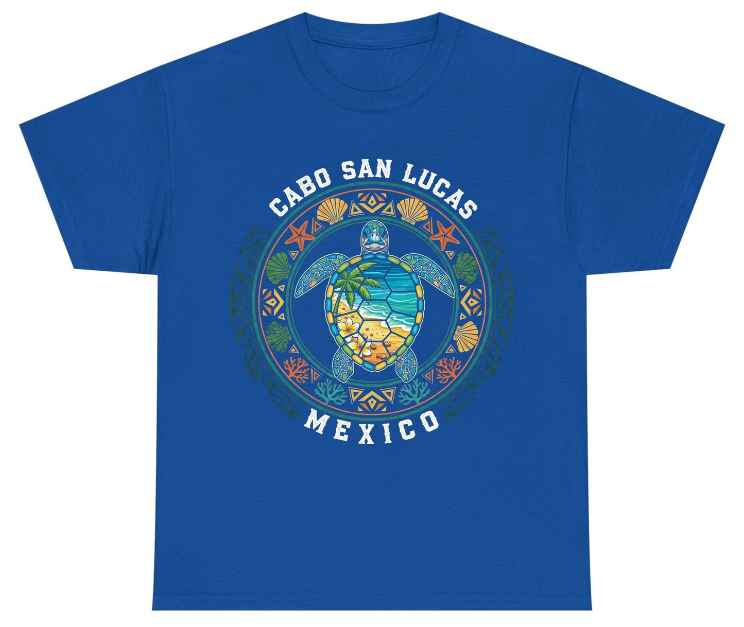 Cabo San Lucas Mexico sea turtle Youth T-Shirt Royal product mockup