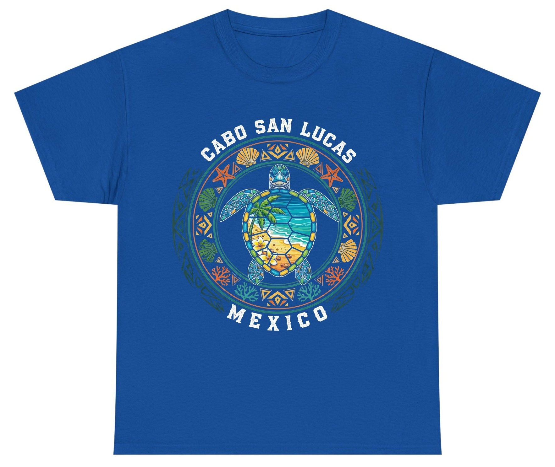 Cabo San Lucas Mexico sea turtle Youth T-Shirt Royal product mockup