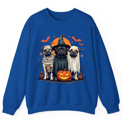Halloween Pugs Costumes pugs Sweatshirt Royal product mockup