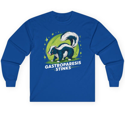 Gastroparesis Stinks gastroparesis awareness Long Sleeve Tee Royal product mockup