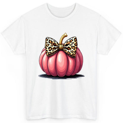 Pink Leopard Pumpkin pink pumpkin T-Shirt White product mockup