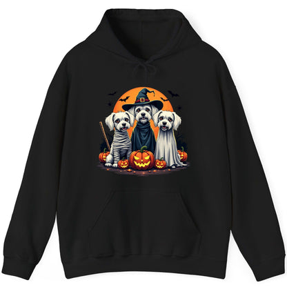 Halloween Dogs Costumes Halloween dogs Hoodie Black product mockup