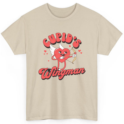 Cupid's Wingman Valentine's Day T-Shirt Sand product mockup
