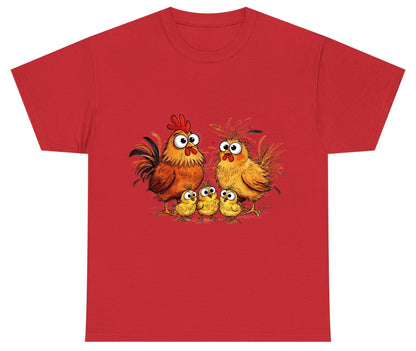 Funny Chicken Family chicken family Youth T-Shirt Red product mockup