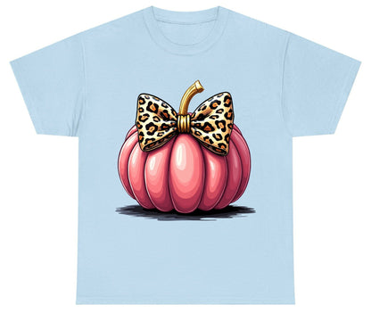 Pink Leopard Pumpkin pink pumpkin Youth T-Shirt Light Blue product mockup