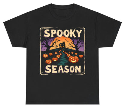 Spooky Season Halloween Youth T-Shirt Black product mockup