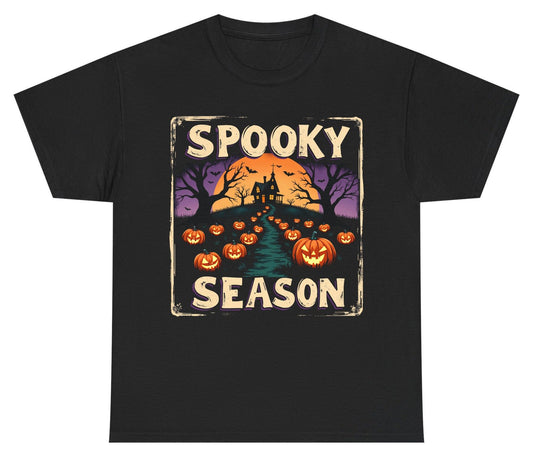 Spooky Season Halloween Youth T-Shirt Black product mockup