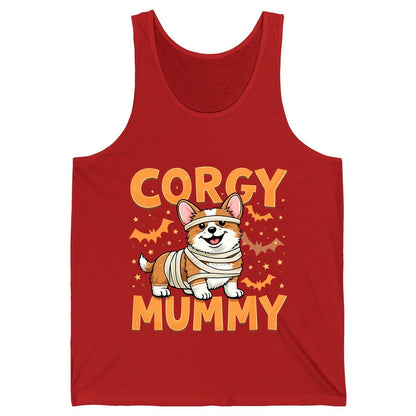 Corgy Mummy corgi Tank Top Red product mockup