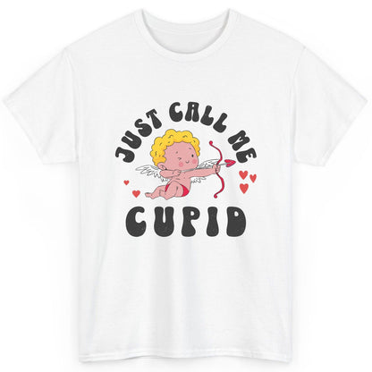 Just Call Me Cupid cupid T-Shirt White product mockup