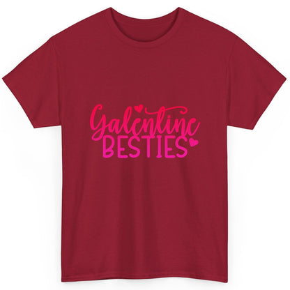 Galentine Besties galentine's day T-Shirt Cardinal Red product mockup