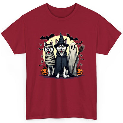 Halloween Huskies in Costumes Halloween huskies T-Shirt Cardinal Red product mockup