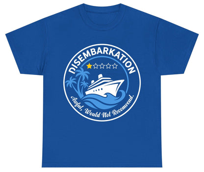 Disembarkation Awful, Would Not Recommend cruising Youth T-Shirt Royal product mockup