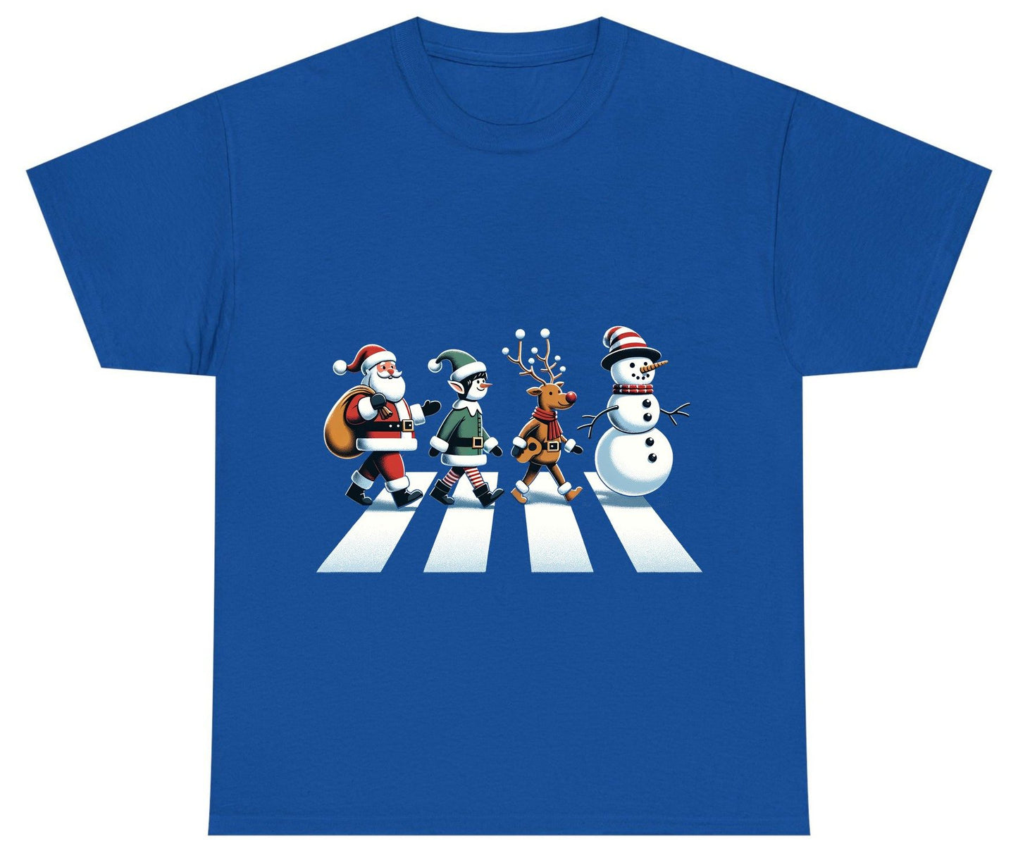 Christmas Abbey Road Parody Christmas abbey road parody Youth T-Shirt Royal product mockup