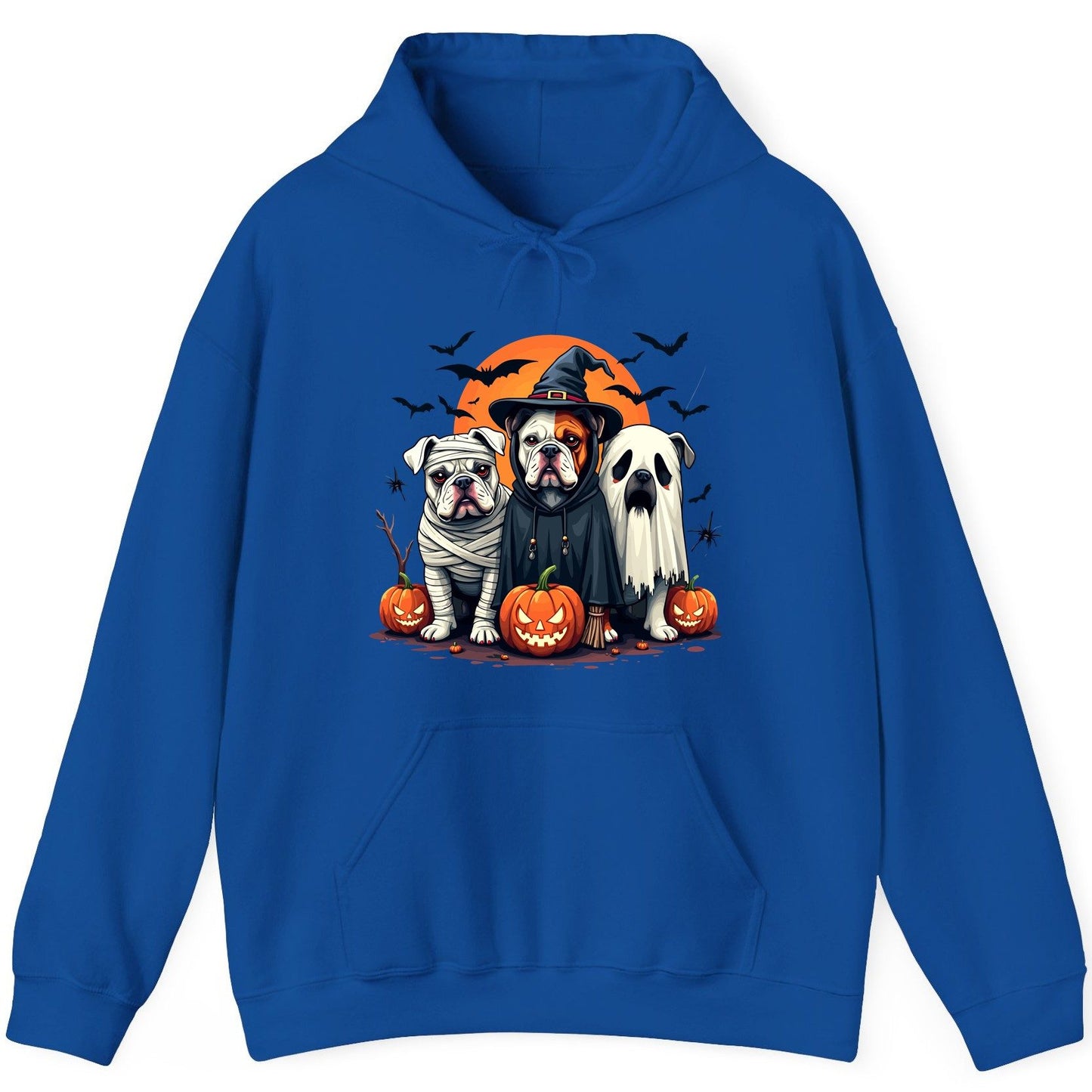 Halloween Bulldogs Costumes Halloween bulldogs Hoodie Royal product mockup