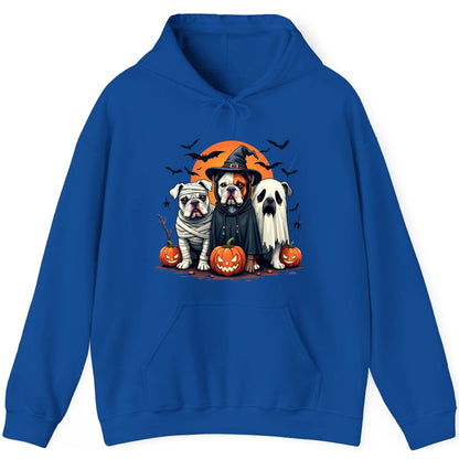 Halloween Bulldogs Costumes Halloween bulldogs Hoodie Royal product mockup