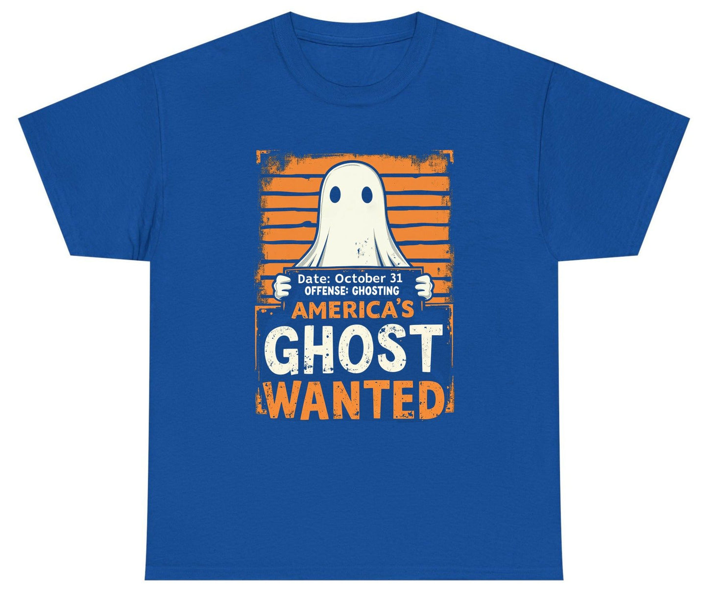 Date October 31 Offense Ghosting America's Ghost Wanted ghost Youth T-Shirt Royal product mockup