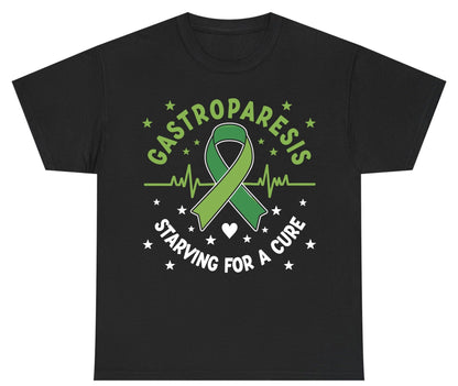 Gastroparesis Starving for a Cure gastroparesis awareness Youth T-Shirt Black product mockup