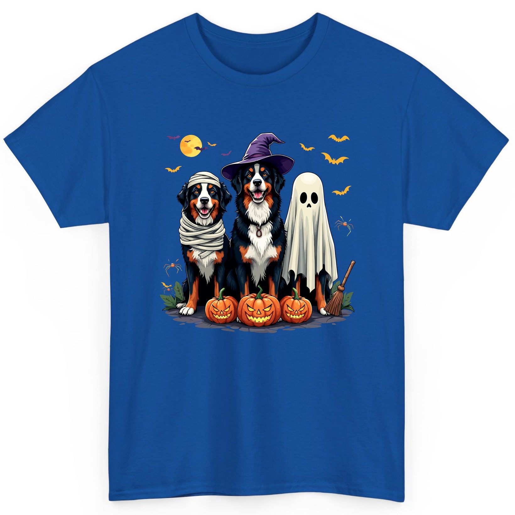 Halloween Bernese Mountain Dogs bernese mountain dog T-Shirt Royal product mockup