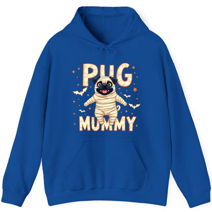 Pug Mummy pug Hoodie Royal product mockup