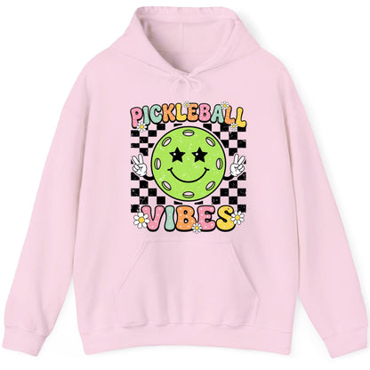Pickleball Vibes pickleball Hoodie Light Pink product mockup