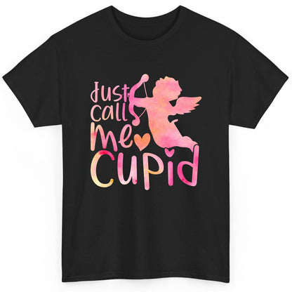 Just Call Me Cupid cupid T-Shirt Black product mockup