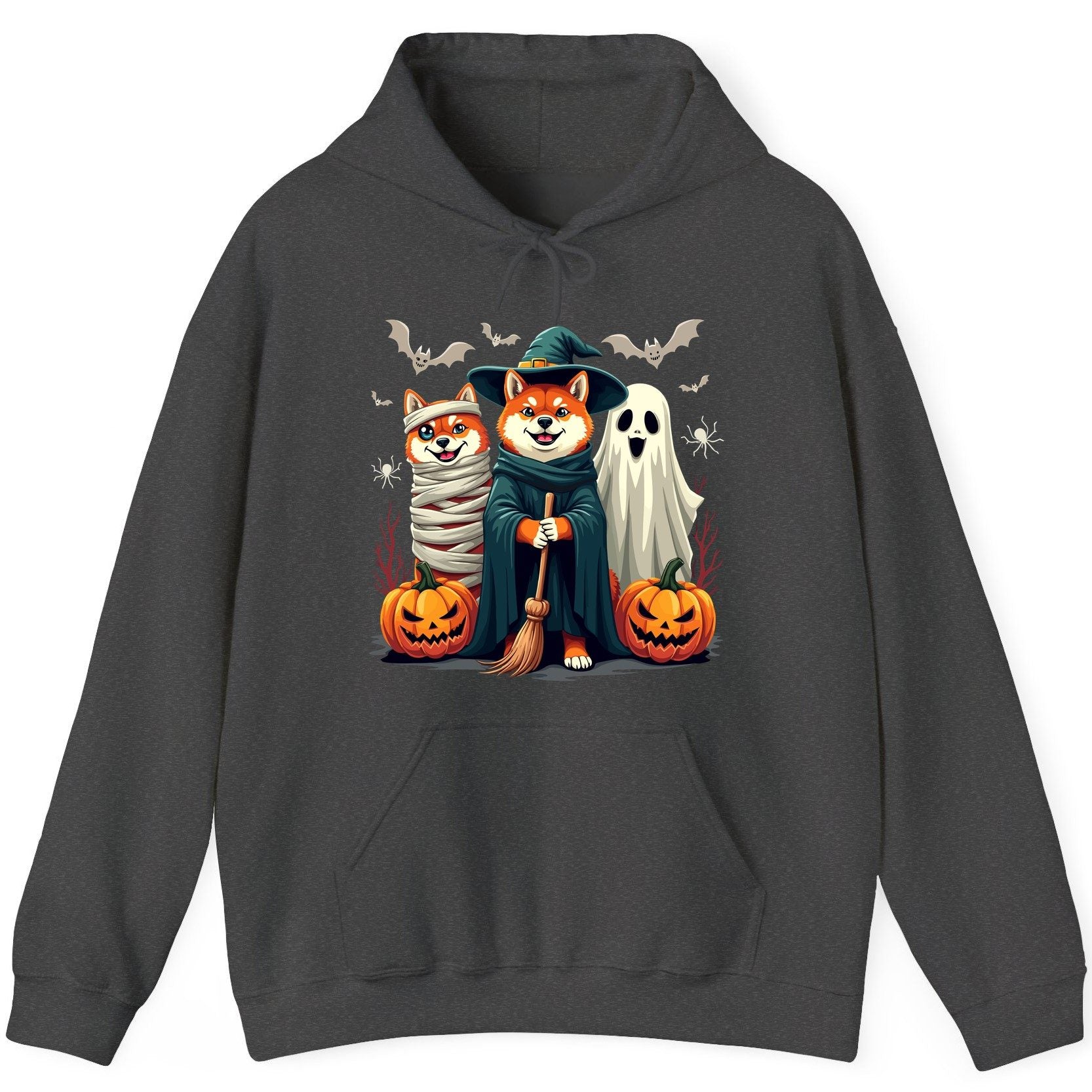 Shiba Inu Halloween Costumes shiba inu Hoodie Dark Heather product mockup