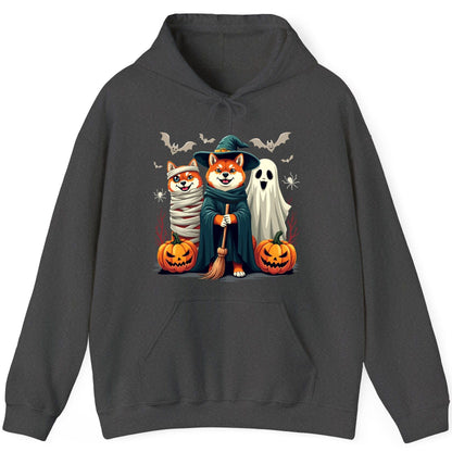 Shiba Inu Halloween Costumes shiba inu Hoodie Dark Heather product mockup