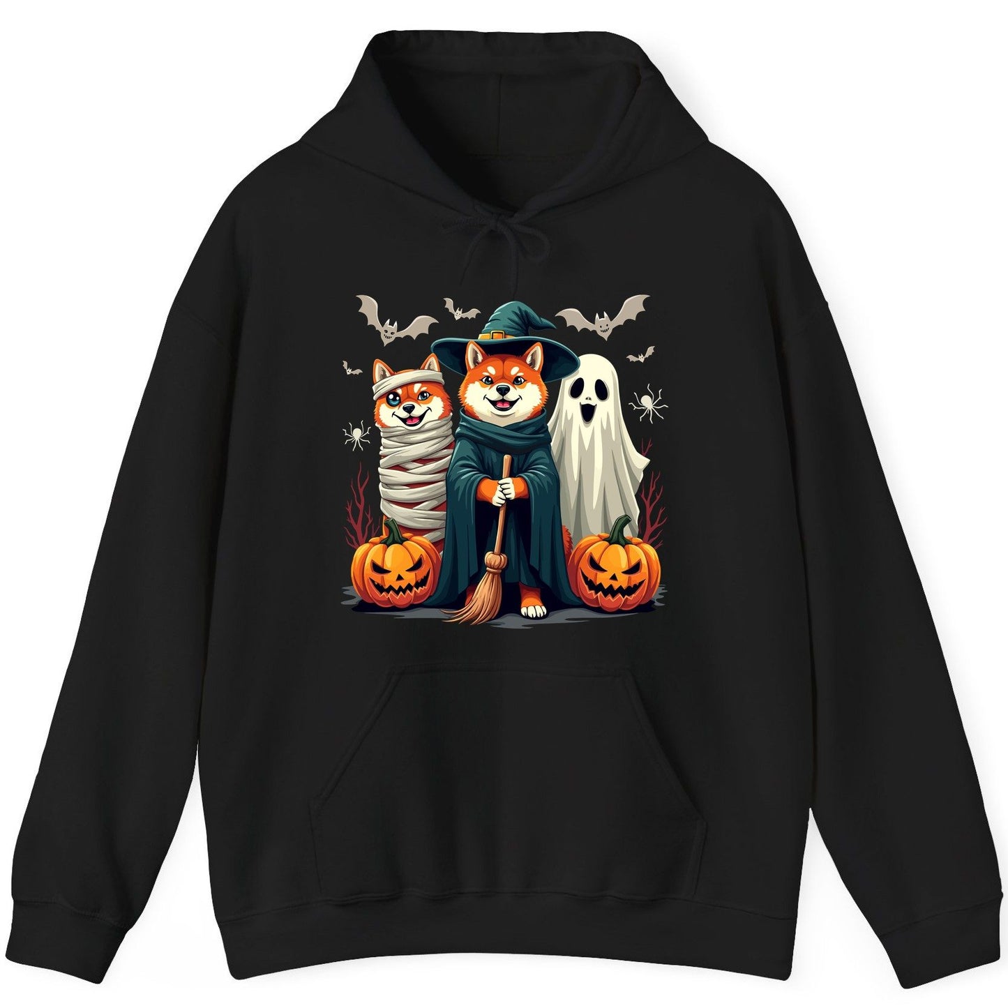 Shiba Inu Halloween Costumes shiba inu Hoodie Black product mockup